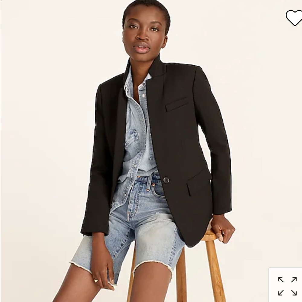 J. Crew Regent Blazer Black Size 2